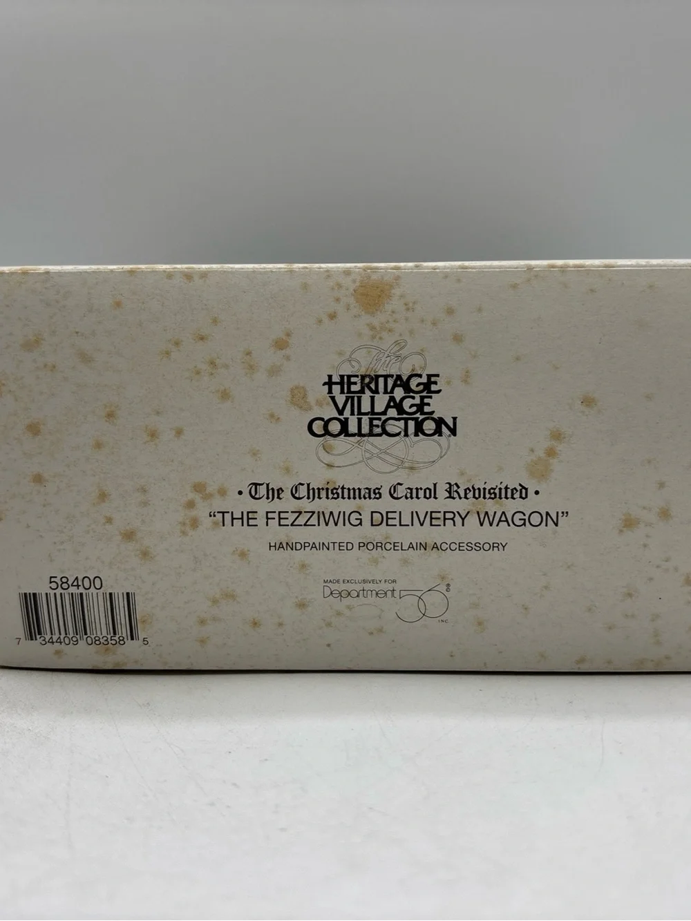 Dept 56 1996 Vintage HVC Christmas Carol Revisited Fezziwig Delivery Wagon 58400